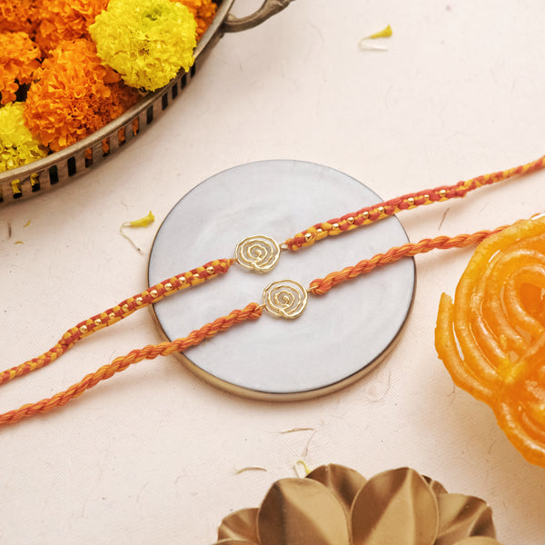 Jalebi Rakhi Combo for Brother + Sister/Bhabhi
