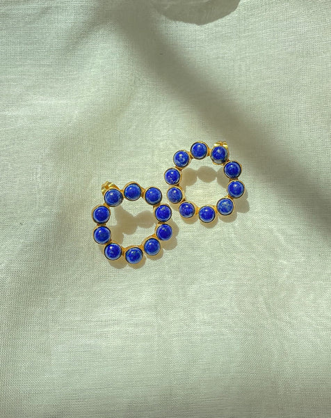 Chloe Studs Lapis Lazuli
