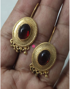 Witchy Garnet Halloween Earrings - as seen in the movie "Hocus Pocus 2"