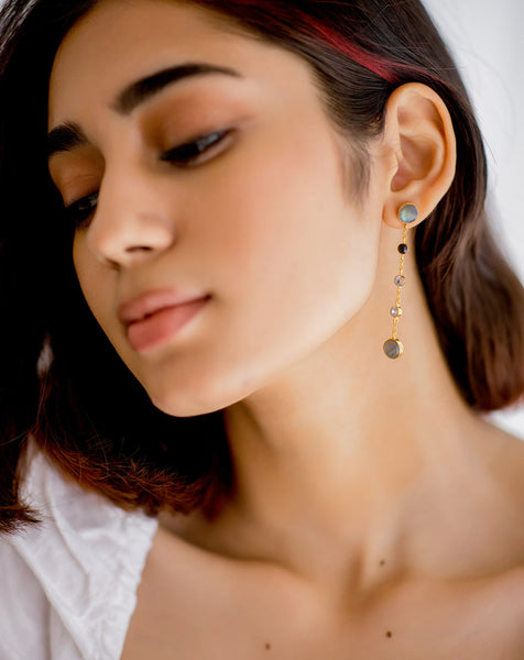 Gracie Earrings - Monochrome
