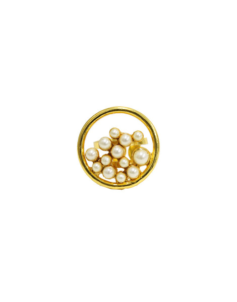 Pearl Disc Ring