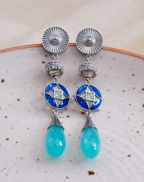 Sarah - Blue Aqua Chalcedony