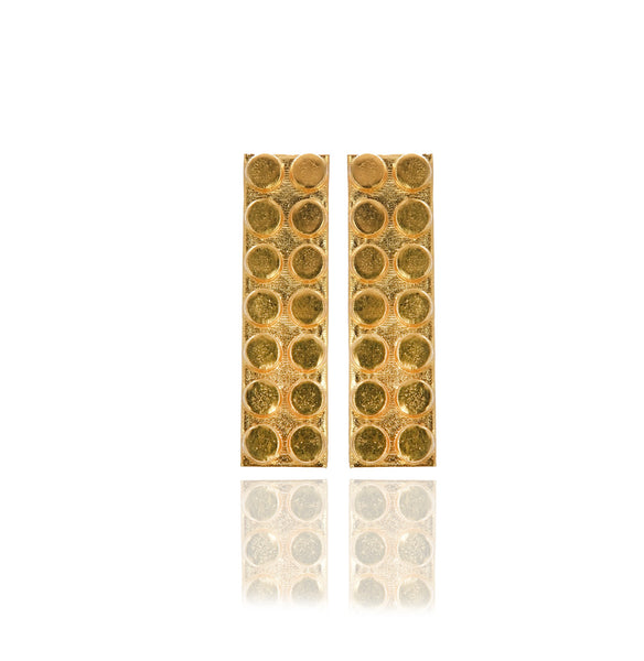 Lego Brick Studs - Gold