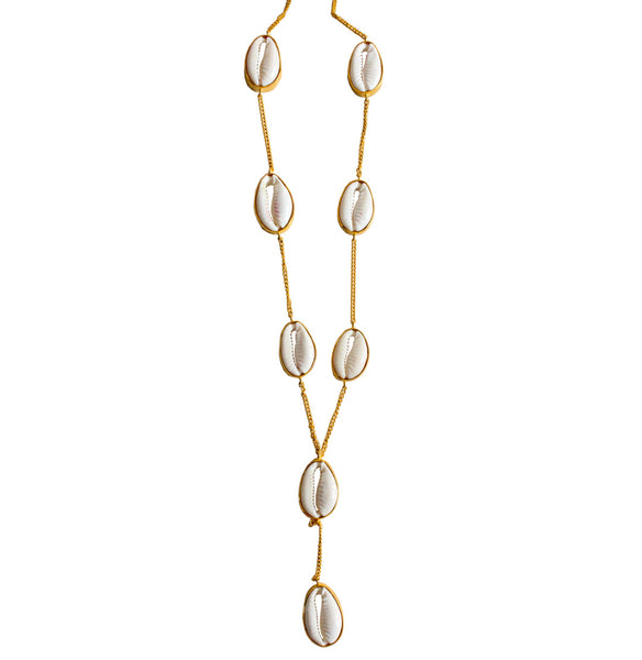 Summer Shell White Cowrie Necklace