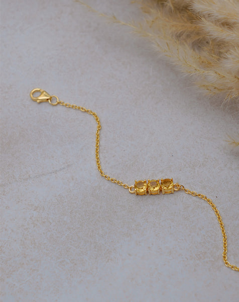 Zoe Bracelet - Citrine