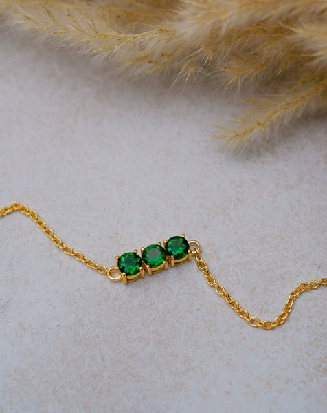 Zoe Bracelet Emerald Hydro