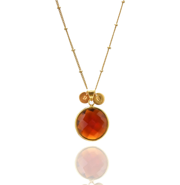 January – Indian Garnet Necklace