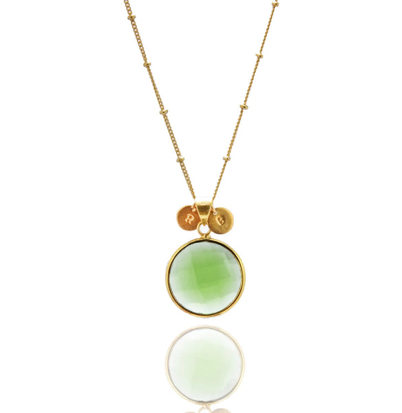 August – Peridot Necklace