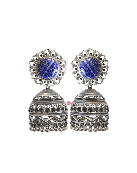 Nakshi Earrings - Lapis Lazuli