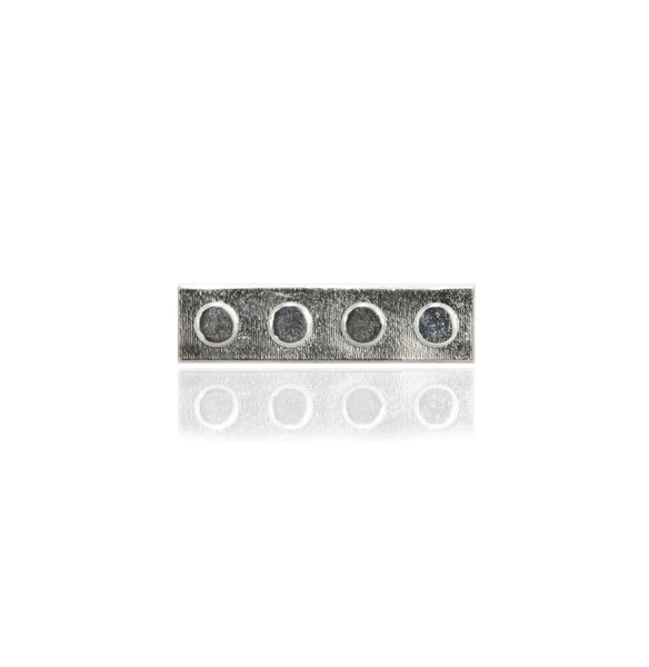 Lego Horizontal Ring - Silver