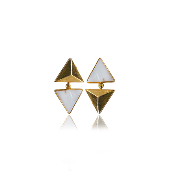 Pyramid Mismatched Earrings