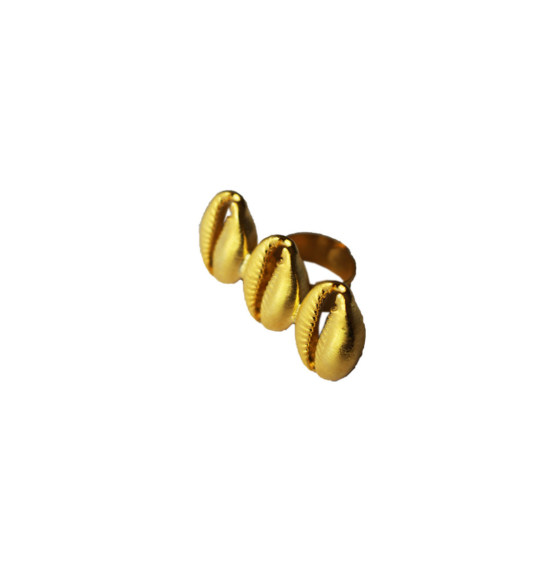 Summer Shell Gold Ring – Hyperbole Accessories